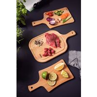 KIT TRAMONTINA DE TABUAS 3 PCS EM MADEIRA TAUARÍ COM ACABAMENTO LIXADO - SKU 10239669 - 7 image number 6