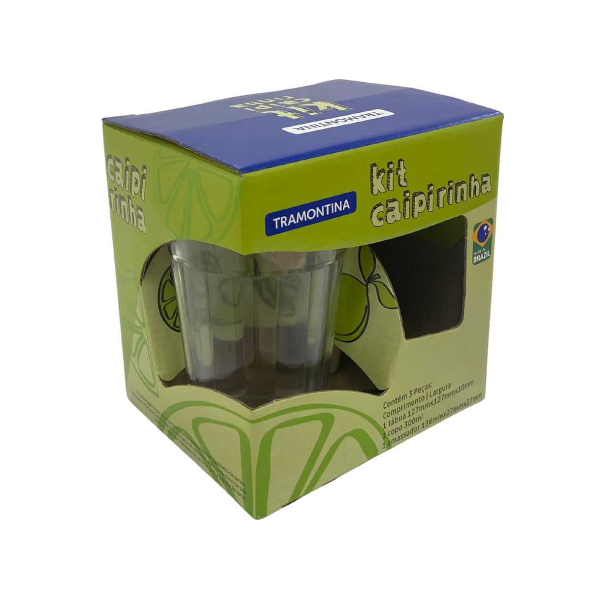 Kit Caipirinha Econ&ocirc;mico Tramontina em Madeira Jatob&aacute; 3 pe&ccedil;as - SKU 10239803 - 3 image number 2