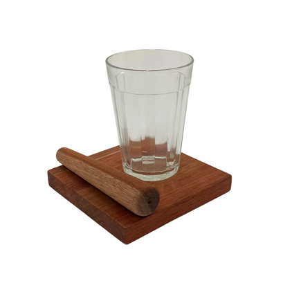 Kit Caipirinha Econ&ocirc;mico Tramontina em Madeira Jatob&aacute; 3 pe&ccedil;as - SKU 10239803