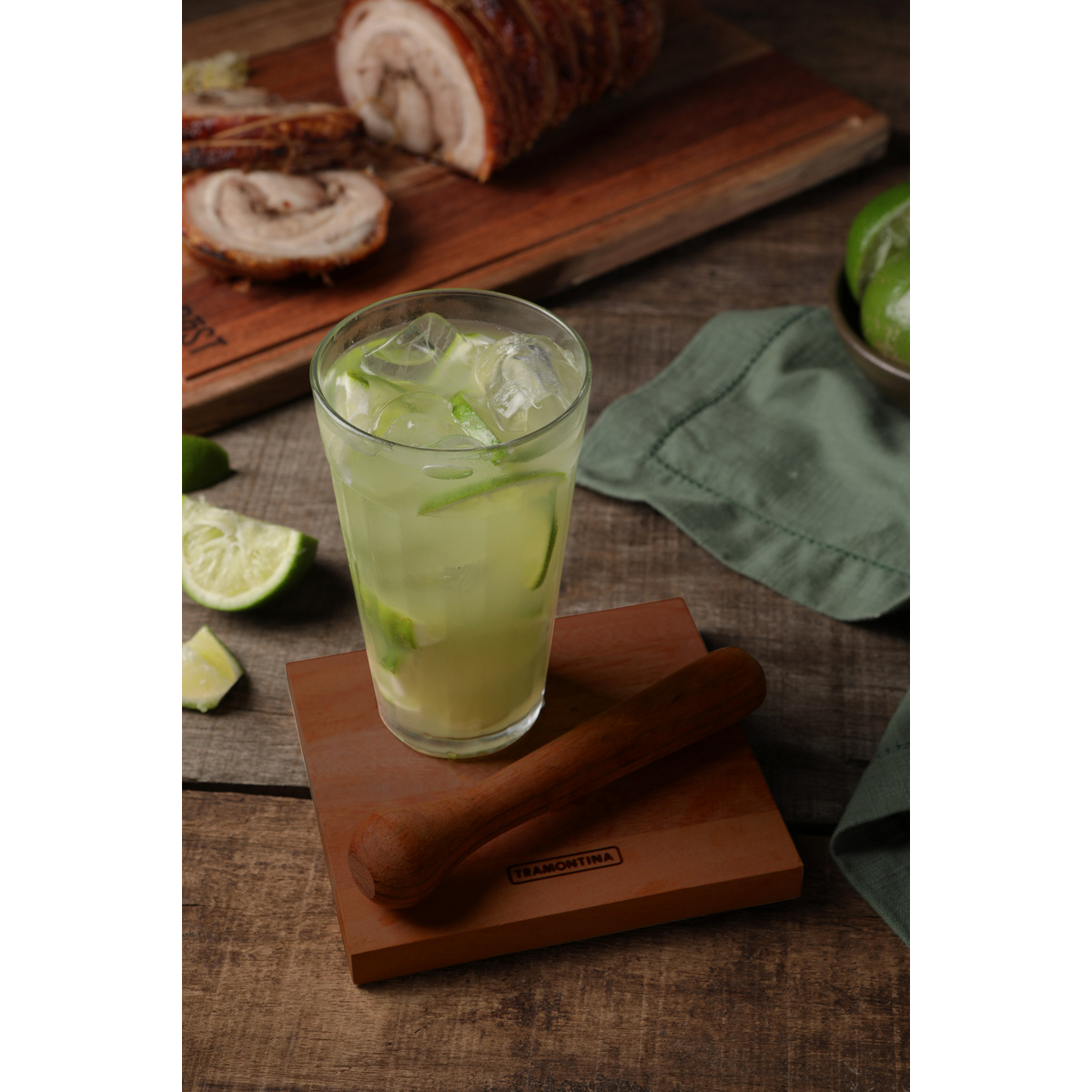 Kit Caipirinha Econ&ocirc;mico Tramontina em Madeira Jatob&aacute; 3 pe&ccedil;as - SKU 10239803 - 2 image number 1