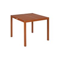 Square Table 4 Seats with Jatobá Wood and Eco Blindage - Fitt