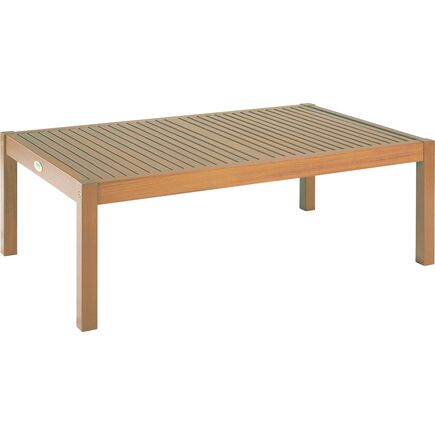 Mesa de Centro Grande de Madeira Jatob&aacute; Natural - Tramontina Fitt - SKU 10853072
