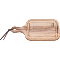 T&aacute;bua para Churrasco Tramontina Retangular com Cabo em Madeira Teca com Acabamento Natural 40 x 21 cm - SKU 13210052 - 1 image number 0