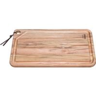 Tramontina 49x28-cm Rectangular Teka Wood Barbecue Cutting Board with a Natural Finish