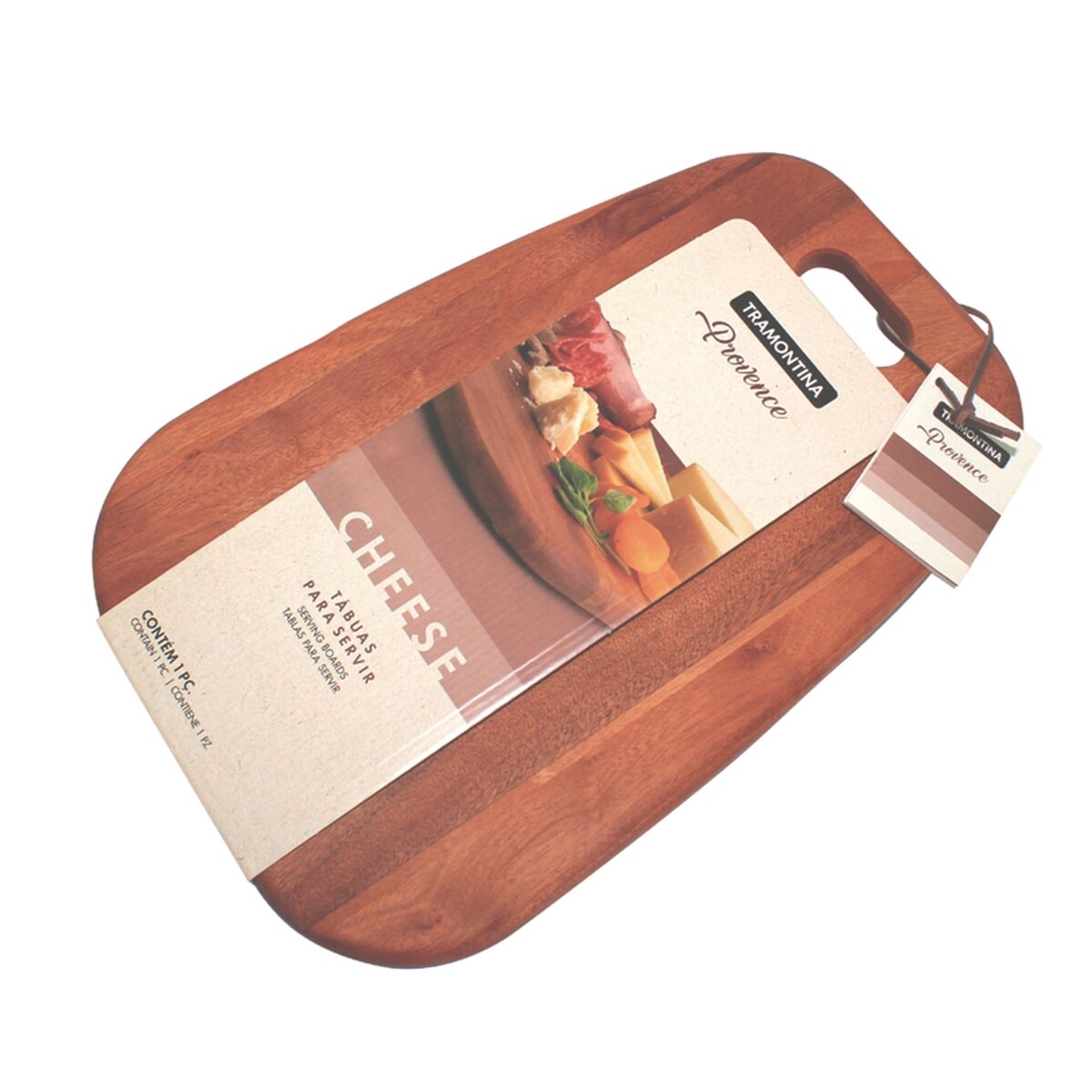 Tramontina Provence Cheese Board in African Mahogany 40x27 cm