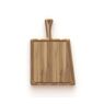 Wooden Board with Groove and Straight Handle
