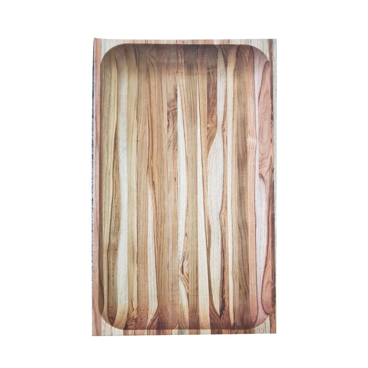 Gamela Media Tramontina em Madeira Teca com acabamento em Óleo Mineral. (450X280X50) - SKU 13470051 - 1 image number 0