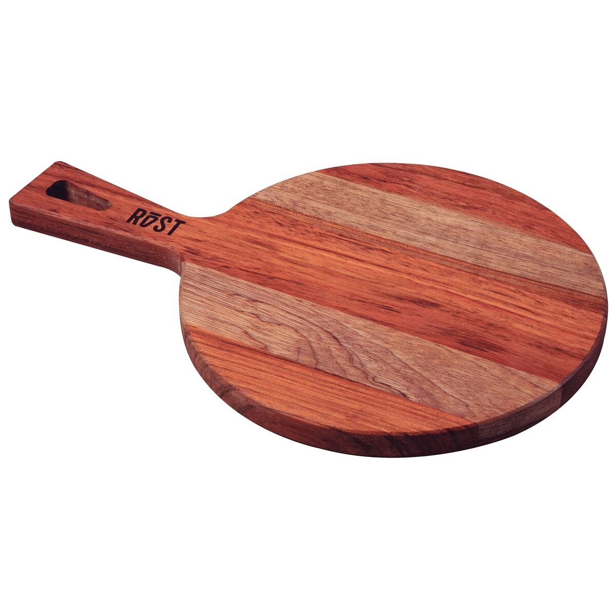 FSC Tramontina Rost Round Cutting Board with Handle for Serving Made of Mix