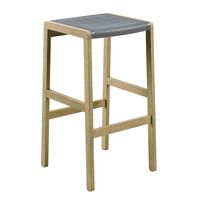 Banqueta Alta Tramontina Potenza Grafite em Madeira Tauari FSC com Acabamento Natural - SKU 13722380 - 1 image number 0