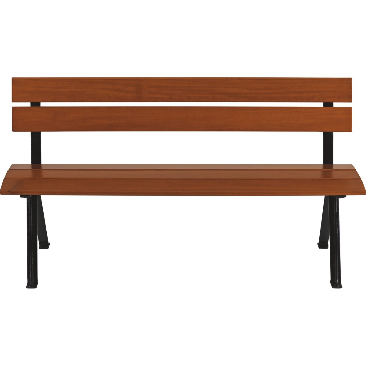 Banco de Madeira 3 Lugares com Base Fundida Preta Urban - SKU 13774196 - 2 image number 1