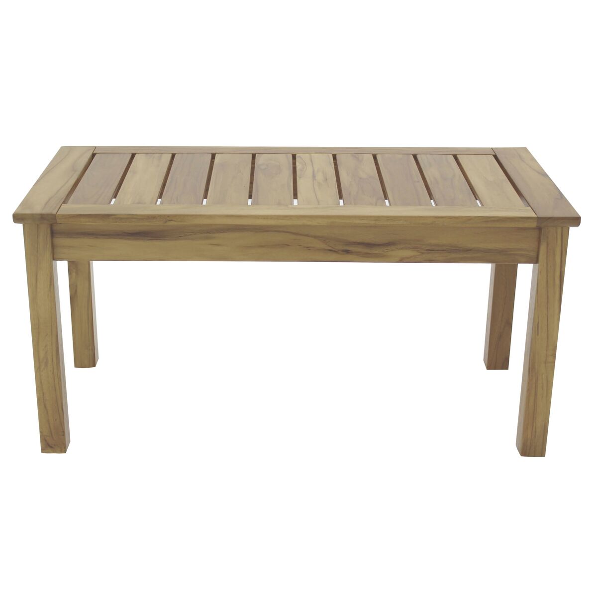 Banco Tramontina Fixo em Madeira Teca com Acabamento Natural Lixado - SKU 13891351 - 2 image number 1