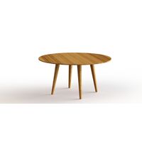 Mesa Redonda Tramontina Piazza London em Madeira Tauar&iacute; com Acabamento Envernizado Amendoa 1,5 cm Cor Castanho escuro - SKU 13997129 - 1 image number 0