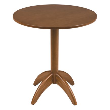 Mesa de Madeira Redonda Tramontina em Tauarí Amêndoa 2 Lugares 70 cm Cor Amêndoa - SKU 14005170