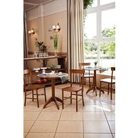 Mesa de Madeira Redonda Tramontina em Tauarí Amêndoa 2 Lugares 70 cm Cor Amêndoa - SKU 14005170 - 3 image number 2