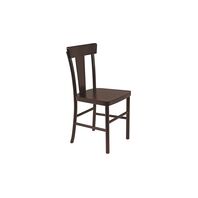 Tramontina Adele Armless Chair in Dark Brown-colored Tauari Wood