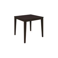 Tramontina London 70 cm square table in tobacco-colored Tauari wood, seats 4