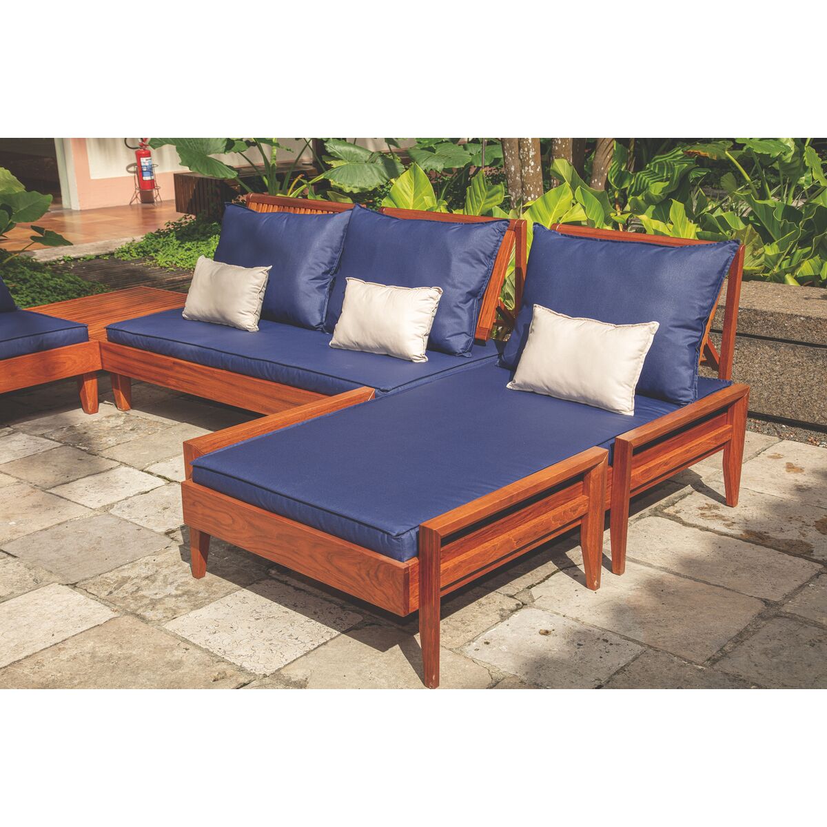 Estofado para Chaise Tramontina Mood em Tecido Imperme&aacute;vel Oliva, Estampado e Mate - SKU 14992002 - 3 image number 2