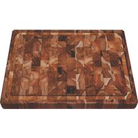 T&aacute;bua Cubus para Churrasco Tramontina Retangular Cubus em Madeira Teca com Acabamento Envernizado 50x38 cm - SKU 10019050 - 1 image number 0