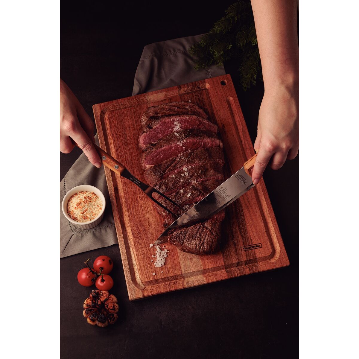 T&aacute;bua para Churrasco + Garfo e Faca - SKU 10239753 - 2 image number 1