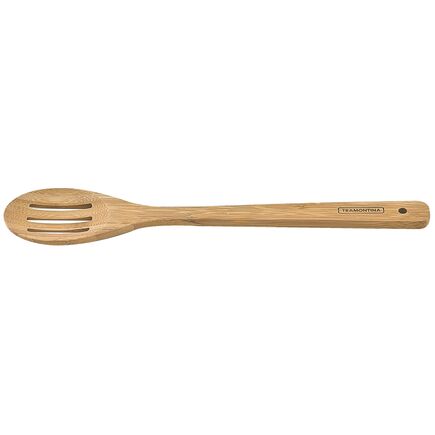 Colher com Passador Tramontina Util&iacute;nea em Bambu Natural - SKU 10399026