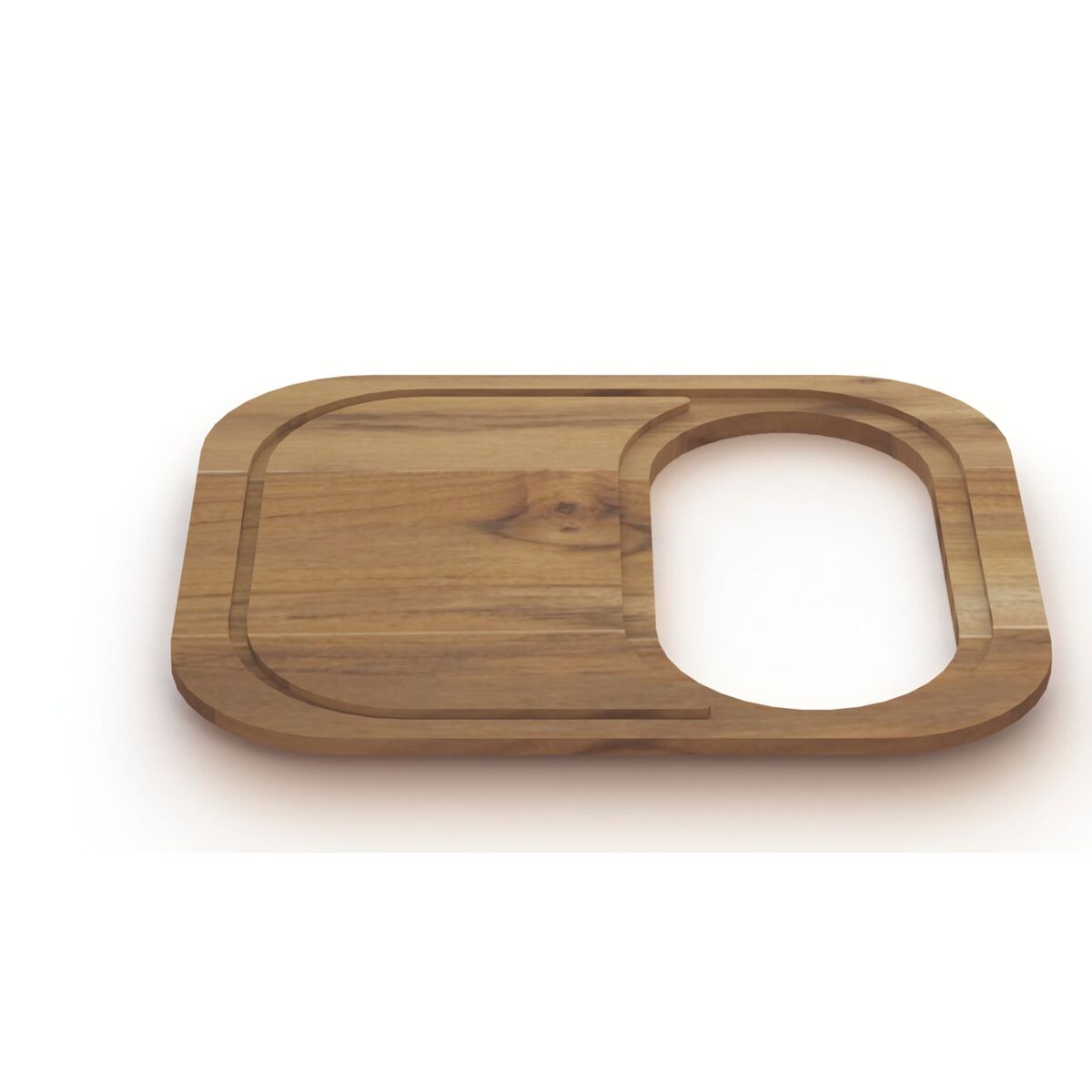 T&aacute;bua para Pia Tramontina em Madeira com Acabamento Envernizado 420 mm Cor Natural - SKU 10442050 - 1 image number 0