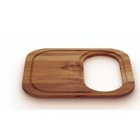 T&aacute;bua para Pia Tramontina em Madeira com Acabamento Envernizado 420 mm Cor Natural - SKU 10442050 - 1 image number 0
