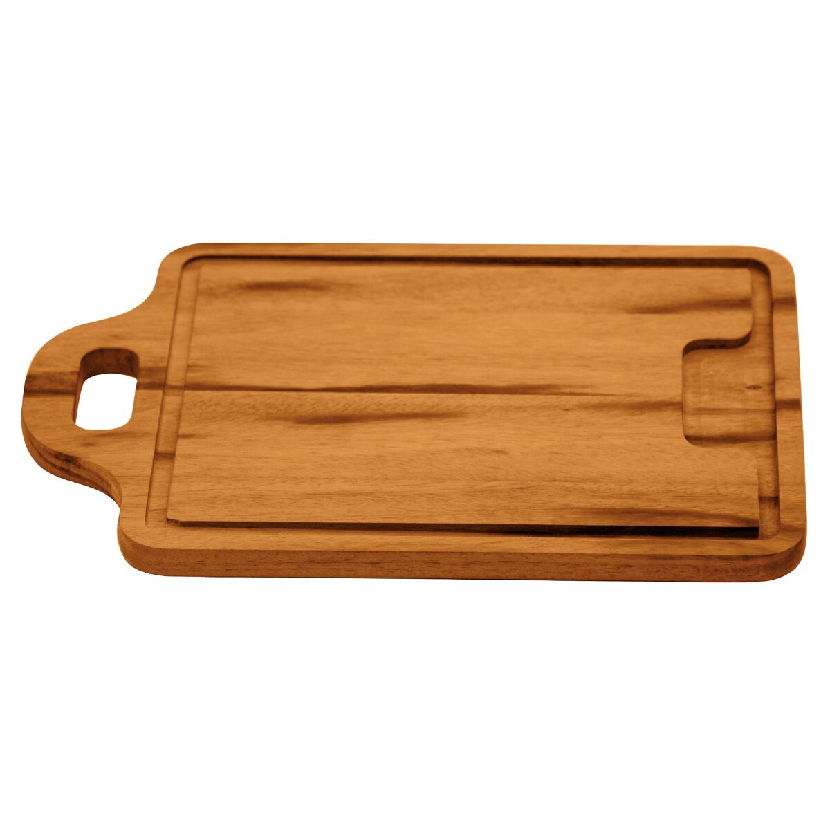 T&aacute;bua para Churrasco Tramontina Retangular M&eacute;dia em Madeira Muiracatiara com Acabamento Envernizado com Al&ccedil;a 34 x 23 cm - SKU 13051100 - 1 image number 0