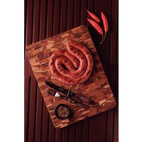 T&aacute;bua Cubus Tramontina Churrasco em Madeira Teca com Empunhadura 40 x 30 cm Cor Natural - SKU 13093351 - 5 image number 4
