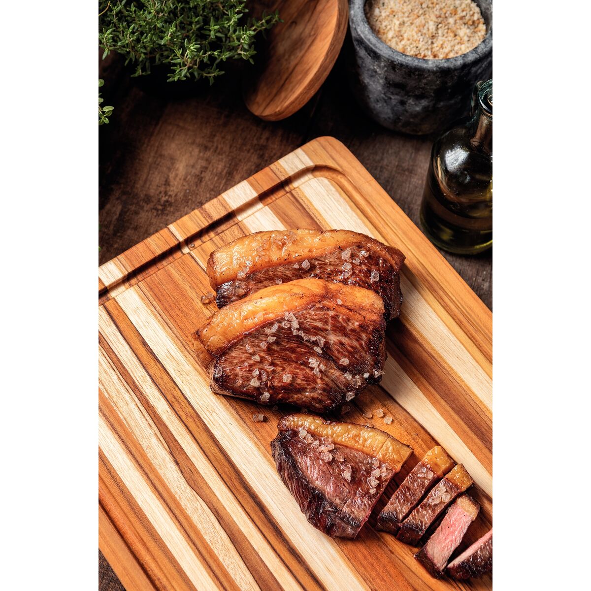 Kit T&aacute;bua e Bandeja Tramontina Churrasco em Madeira Teca com Acabamento em &Oacute;leo Mineral 40 x 30 cm Cor Natural - SKU 13094351 - 7 image number 6