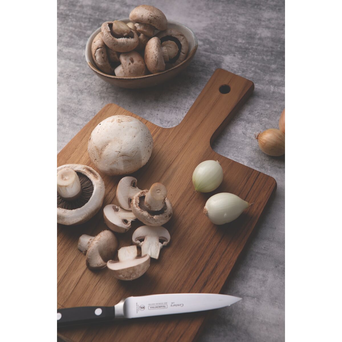 T&aacute;bua Retangular Tramontina Kitchen em Madeira Teca com Cabo 40x27 cm - SKU 13277051 - 2 image number 1