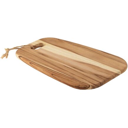 T&aacute;bua para Queijos e Frios Tramontina Provence em Madeira Teca FSC 40x28 cm com acabamento em &Oacute;leo Mineral. - SKU 13408351 - 1
