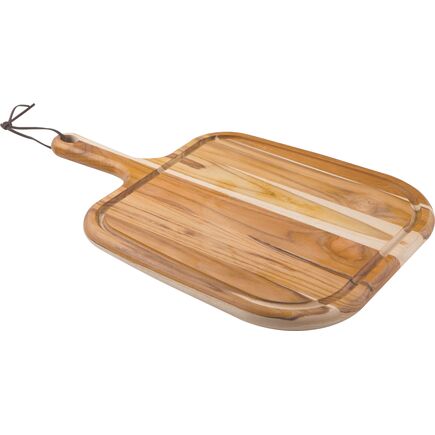 T&aacute;bua para Steak Tramontina Provence em Madeira Teca com Cabo 40x27 cm - SKU 13410051