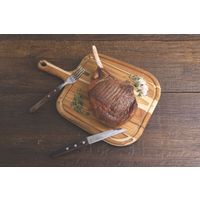 T&aacute;bua para Steak Tramontina Provence em Madeira Teca com Cabo 40x27 cm - SKU 13410051 - 2 image number 1