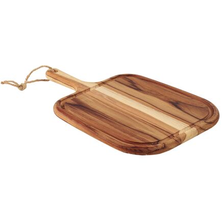 T&aacute;bua para Steak Tramontina Provence em Madeira Teca FSC com Cabo 40x27 cm - SKU 13410359