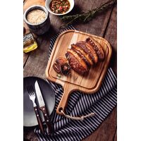 T&aacute;bua para Steak Tramontina Provence em Madeira Teca FSC com Cabo 40x27 cm - SKU 13410359 - 3 image number 2