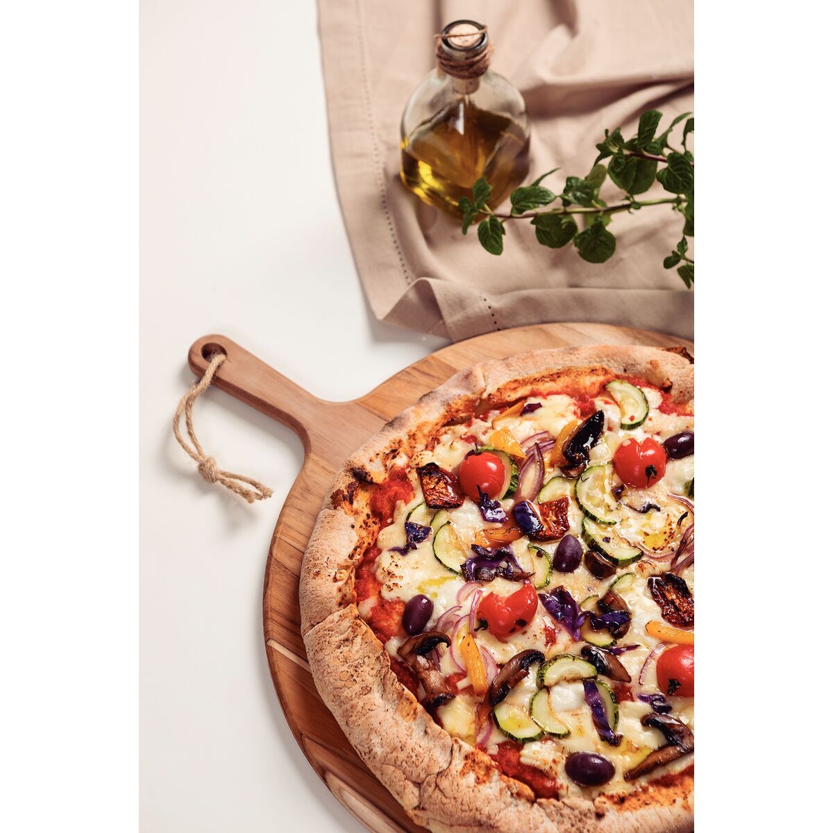 T&aacute;bua Redonda para Pizza Tramontina Provence em Madeira Teca FSC - SKU 13413351 - 3 image number 2