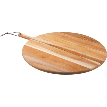 T&aacute;bua Redonda Para Pizza Tramontina Provence em Madeira Teca 60 cm - SKU 13414051