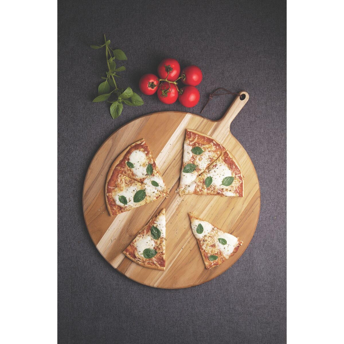 T&aacute;bua Redonda Para Pizza Tramontina Provence em Madeira Teca 60 cm - SKU 13414051 - 3 image number 2