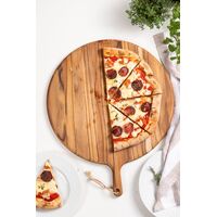 T&aacute;bua Redonda para Pizza Tramontina Provence em Madeira Teca FSC de 62 cm. - SKU 13414351 - 3 image number 2