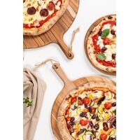 T&aacute;bua Redonda para Pizza Tramontina Provence em Madeira Teca FSC de 62 cm. - SKU 13414351 - 5 image number 4