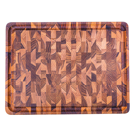 T&aacute;bua Cubus Retangular Tramontina Churrasco em Madeira Teca 45 x 34 cm - SKU 13422351