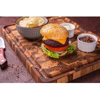 T&aacute;bua Cubus Retangular Tramontina Churrasco em Madeira Teca 45 x 34 cm - SKU 13422351 - 5 image number 4