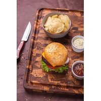 T&aacute;bua Cubus Retangular Tramontina Churrasco em Madeira Teca 45 x 34 cm - SKU 13422351 - 8 image number 7