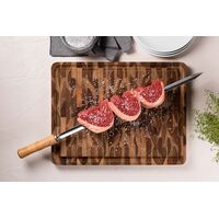 T&aacute;bua Cubus para Churrasco Tramontina Retangular em Madeira Invertida Teca com Acabamento em &Oacute;leo Mineral 45x34 cm. - SKU 13460351 - 13 image number 12