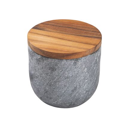 Saleiro Tramontina Provence em Teca e Pedra Sab&atilde;o 11,5 cm FSC - SKU 13518351