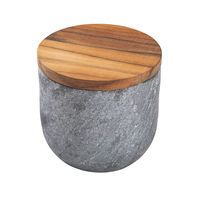 Saleiro Tramontina Provence em Teca e Pedra Sabão 11,5 cm FSC