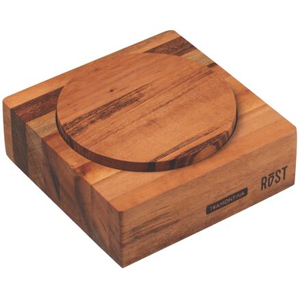 FSC Farinheira Tramontina Rost em Madeira Jatob&aacute; Mesclada com Acabamento &Oacute;leo 15x15 cm - SKU 13562371