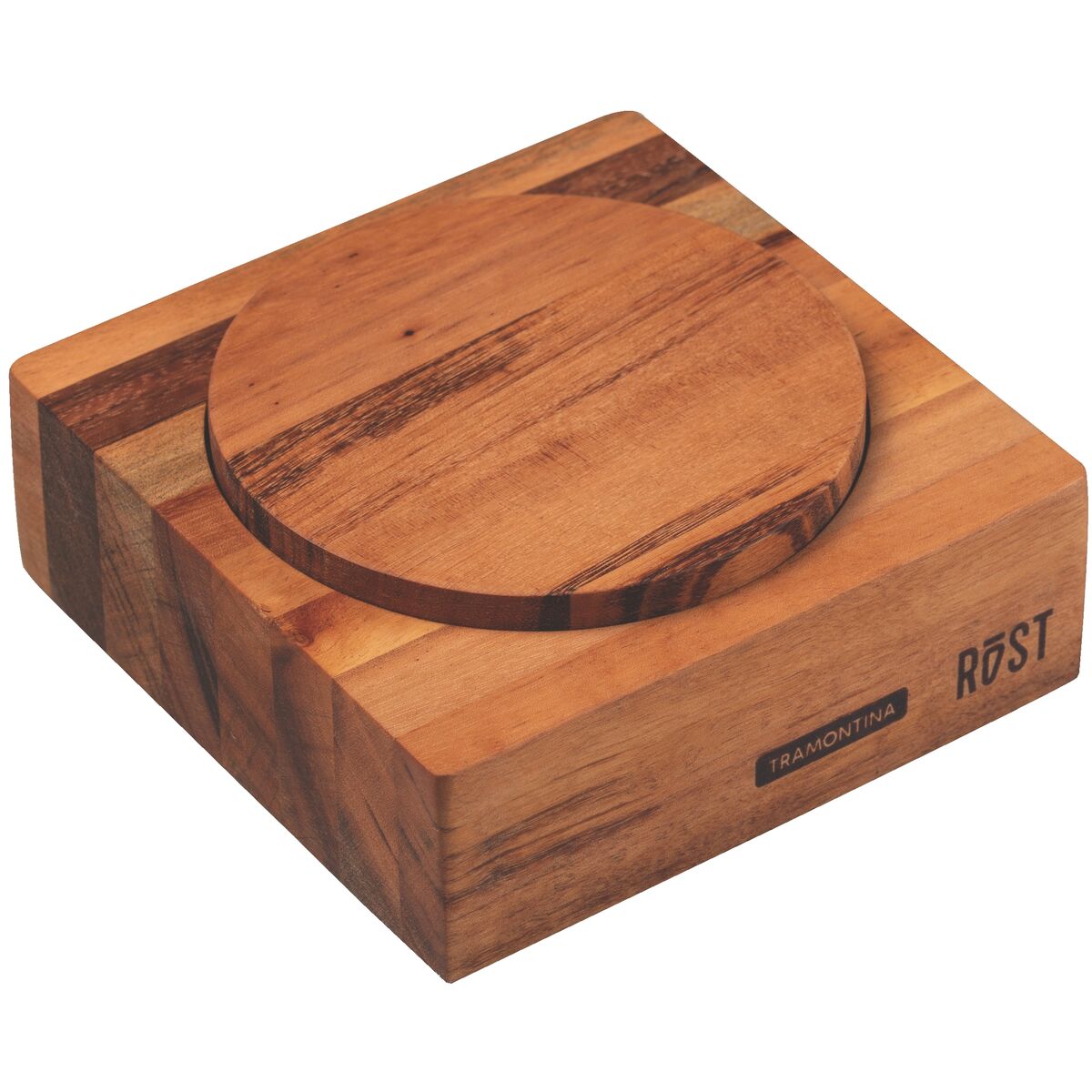 FSC Farinheira Tramontina Rost em Madeira Jatob&aacute; Mesclada com Acabamento &Oacute;leo 15x15 cm - SKU 13562371 - 1 image number 0