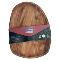 Gamela Org&acirc;nica Tramontina Churrasco em Madeira Teca com Acabamento em &Oacute;leo Mineral 44 x 33 cm Cor Natural - SKU 13603351 - 6 image number 5