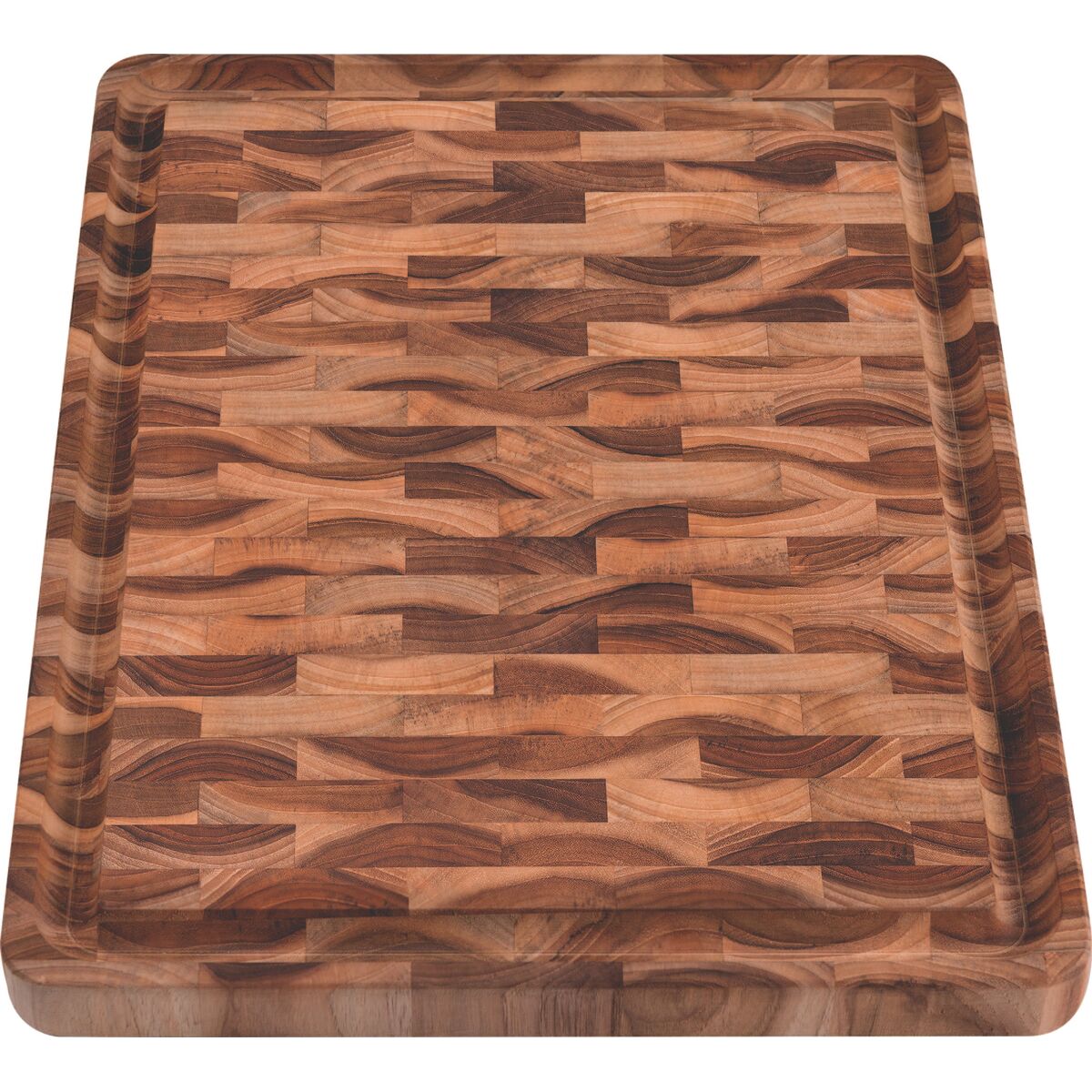 T&aacute;bua Cubus para Churrasco Tramontina Retangular em Madeira Invertida Teca com Acabamento em &Oacute;leo Mineral 45x34 cm. - SKU 13460351 - 2 image number 1